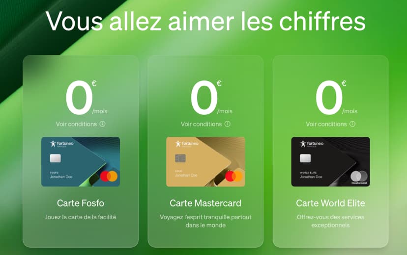Fortuneo : 0€ de frais de gestion et avantages bancaires